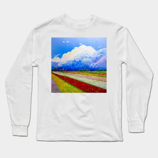 Holland. Tulip fields Long Sleeve T-Shirt